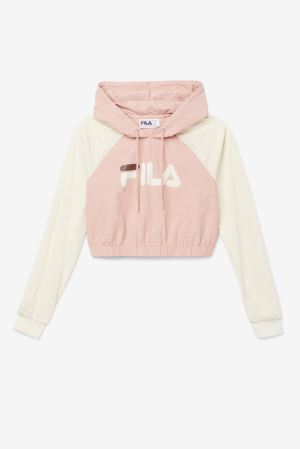 FILA Isha Cropped Hoodies Rose / /,Womens Clothing | CA.FSAQRX102